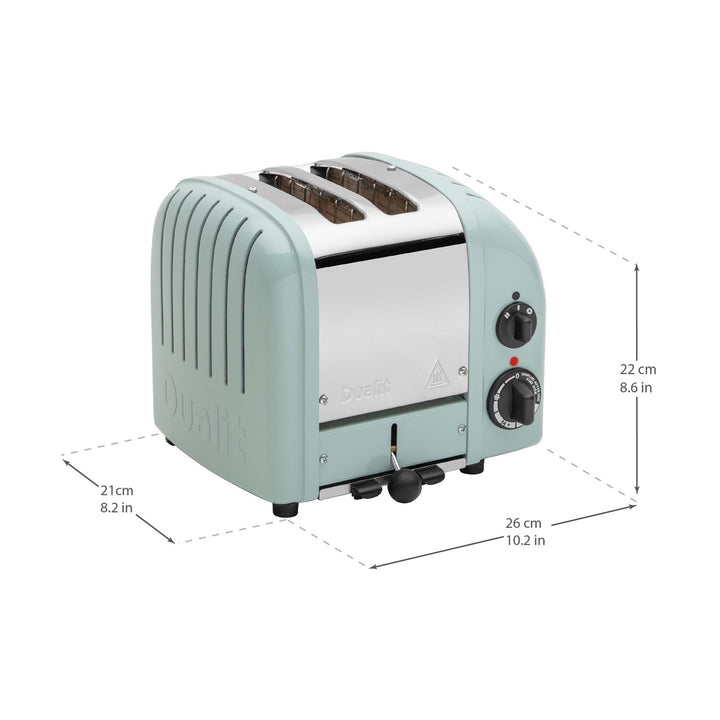Dualit NewGen Classic Toaster 2-Slot, Eucalyptus 