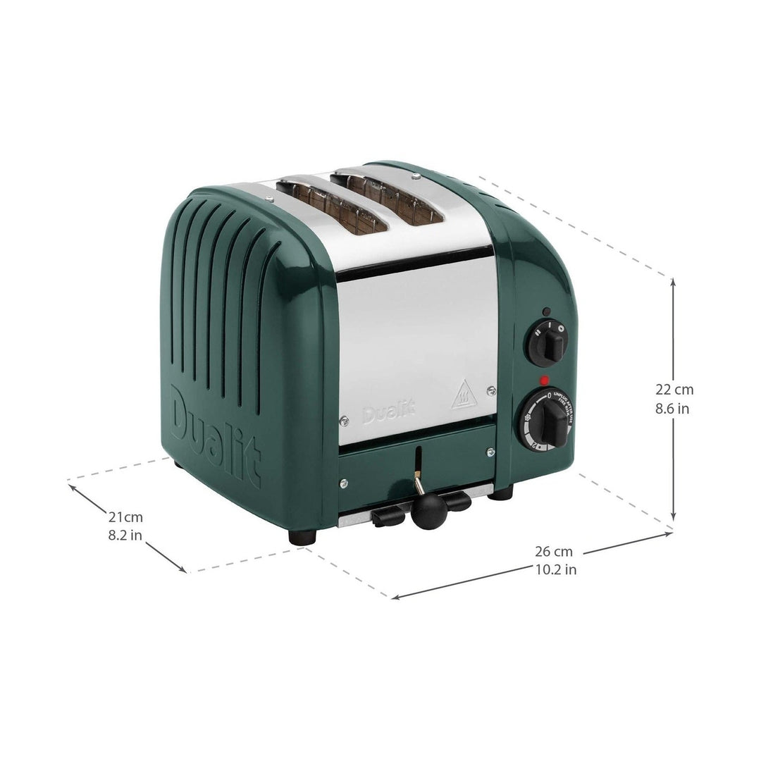 Dualit NewGen Classic Toaster 2-Slot, Evergreen 