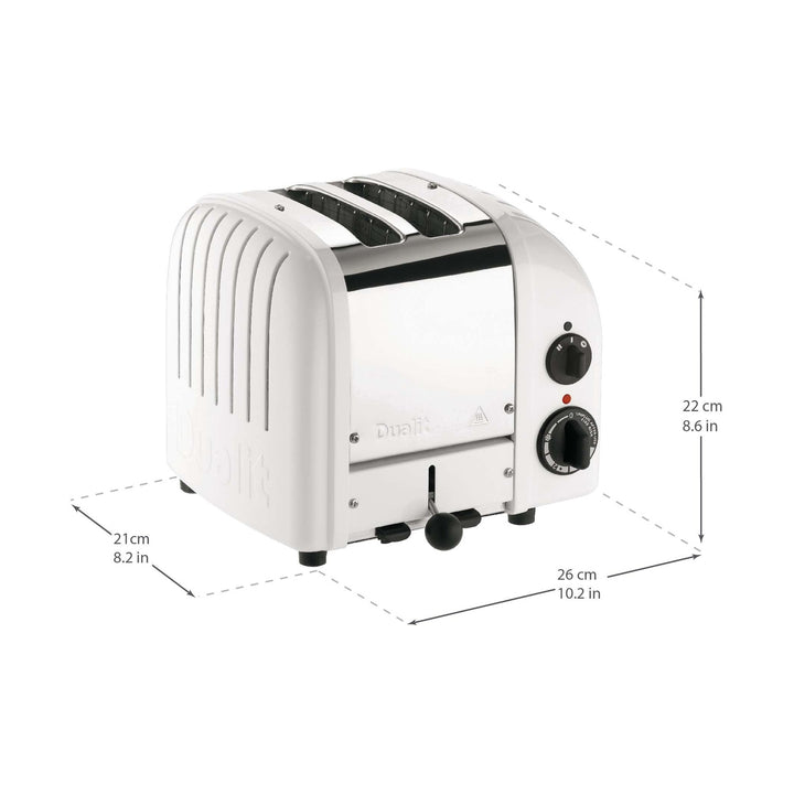 Dualit NewGen Classic Toaster 2-Slot, White 