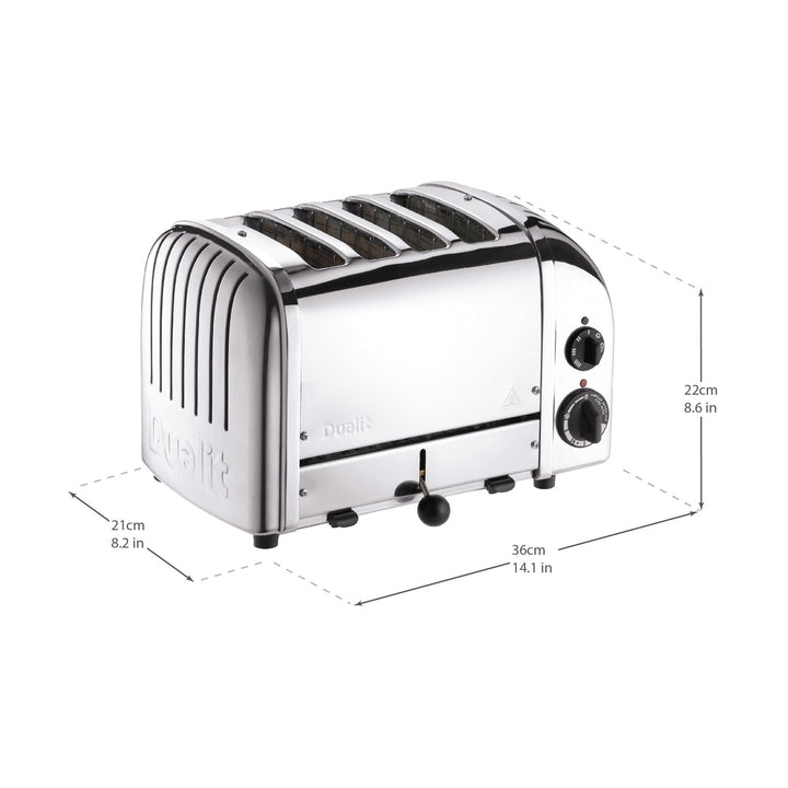 Dualit NewGen Classic Toaster 4-Slot, Chrome 