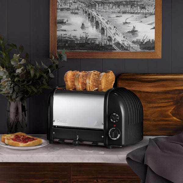 Dualit NewGen Classic Toaster 4-Slot, Matte Black #47155