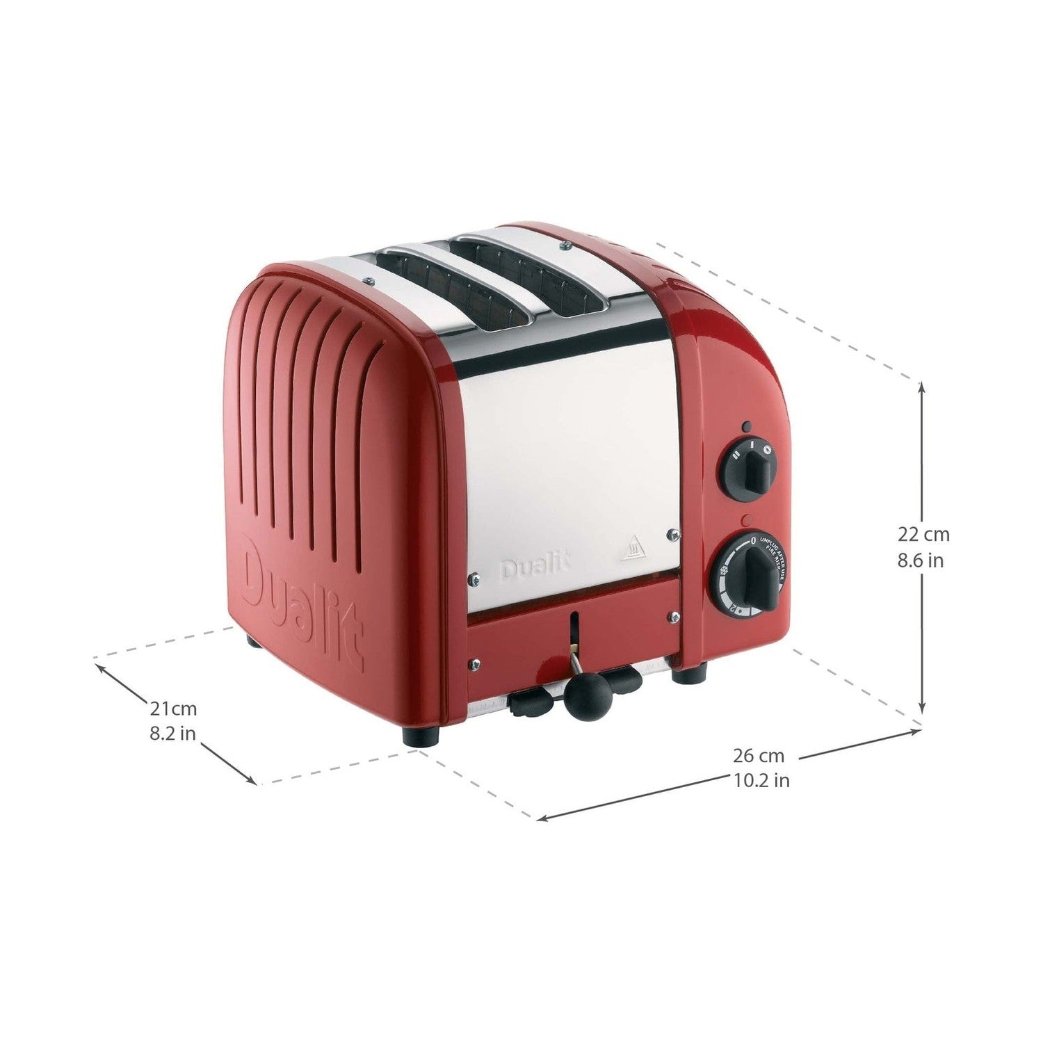 Dualit Newgen Classic Toaster 2 Slot Red #27151