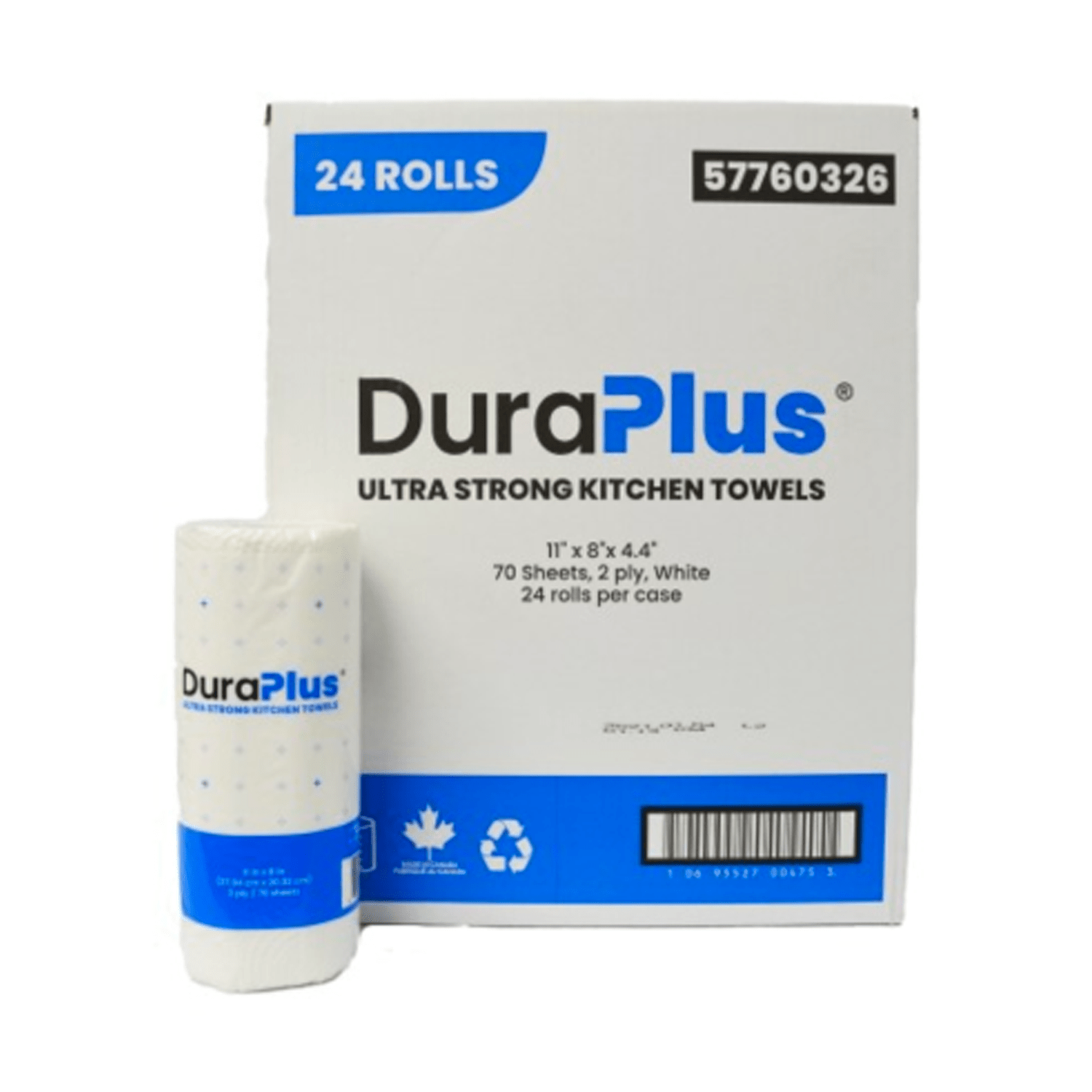 DuraPlus Kitchen Towel, 24 Rolls/Case #57760326