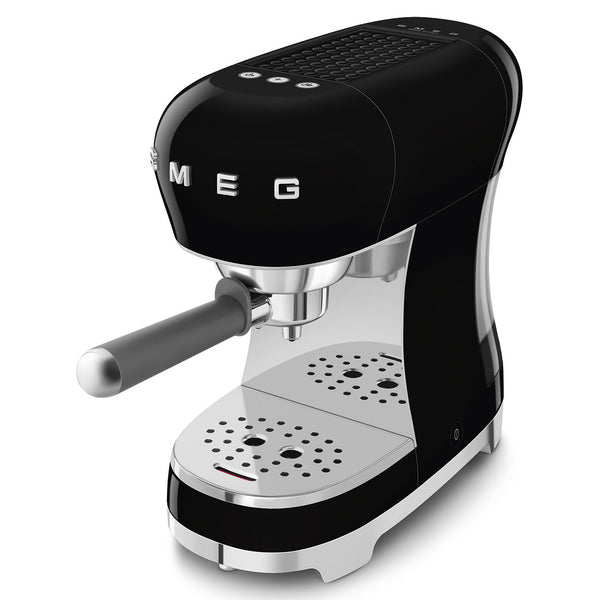 Smeg Espresso Machine With No Milk Wand - Black #ECF00BLUS