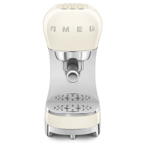 Smeg Espresso Machine With No Milk Wand - Cream #ECF00CRUS