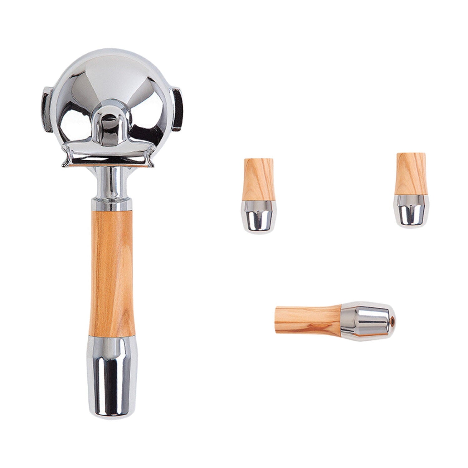 ECM Handle Set for Lever Machines, Olive Wood #89493