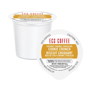 ECS Coffee Coconut Caramel Chocolate Cookie Crunch Single Serve Coffee 24 Pack