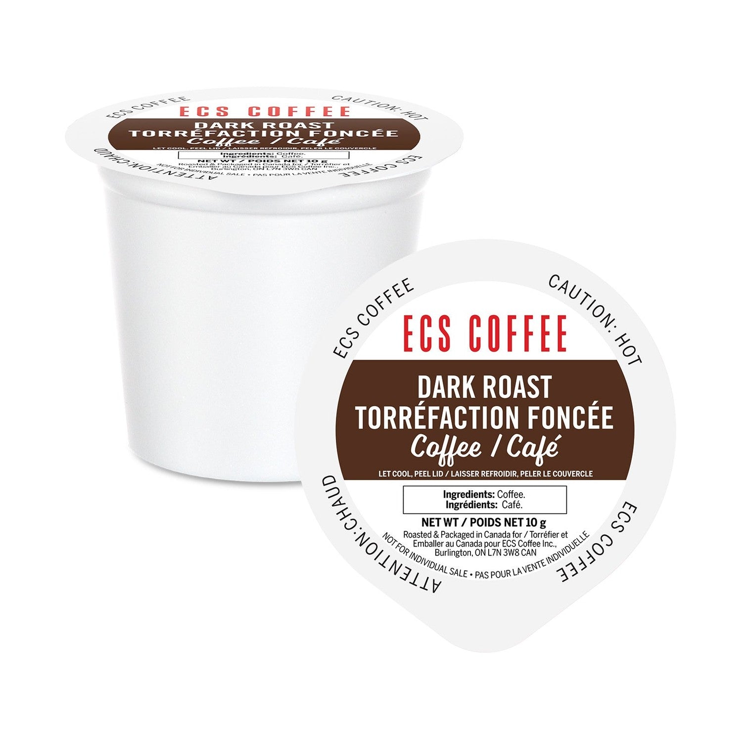 ECS Coffee Dark Roast Single Serve Coffee 70 Pack