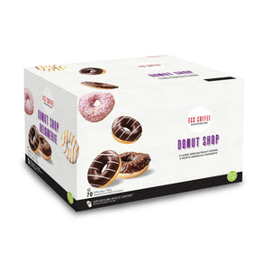 ECS Coffee Donut Shop Blend Single Serve Coffee 70 Pack