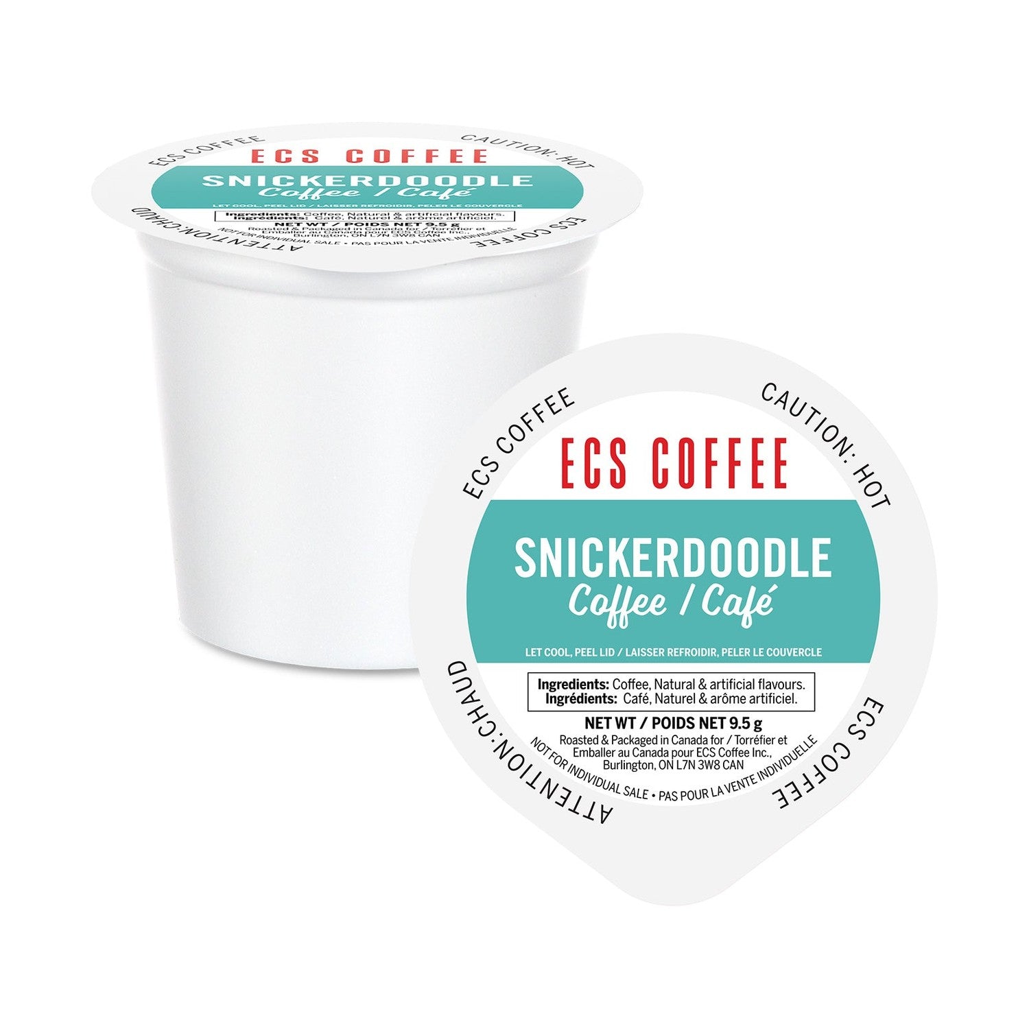 ECS Coffee Snickerdoodle Single Serve Coffee 24 Pack