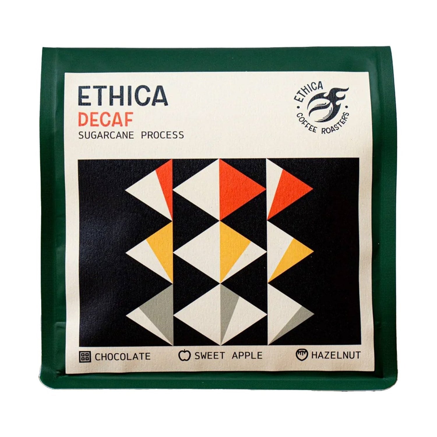 Ethica Decaf Sugarcane Process Whole Bean Coffee, 250g