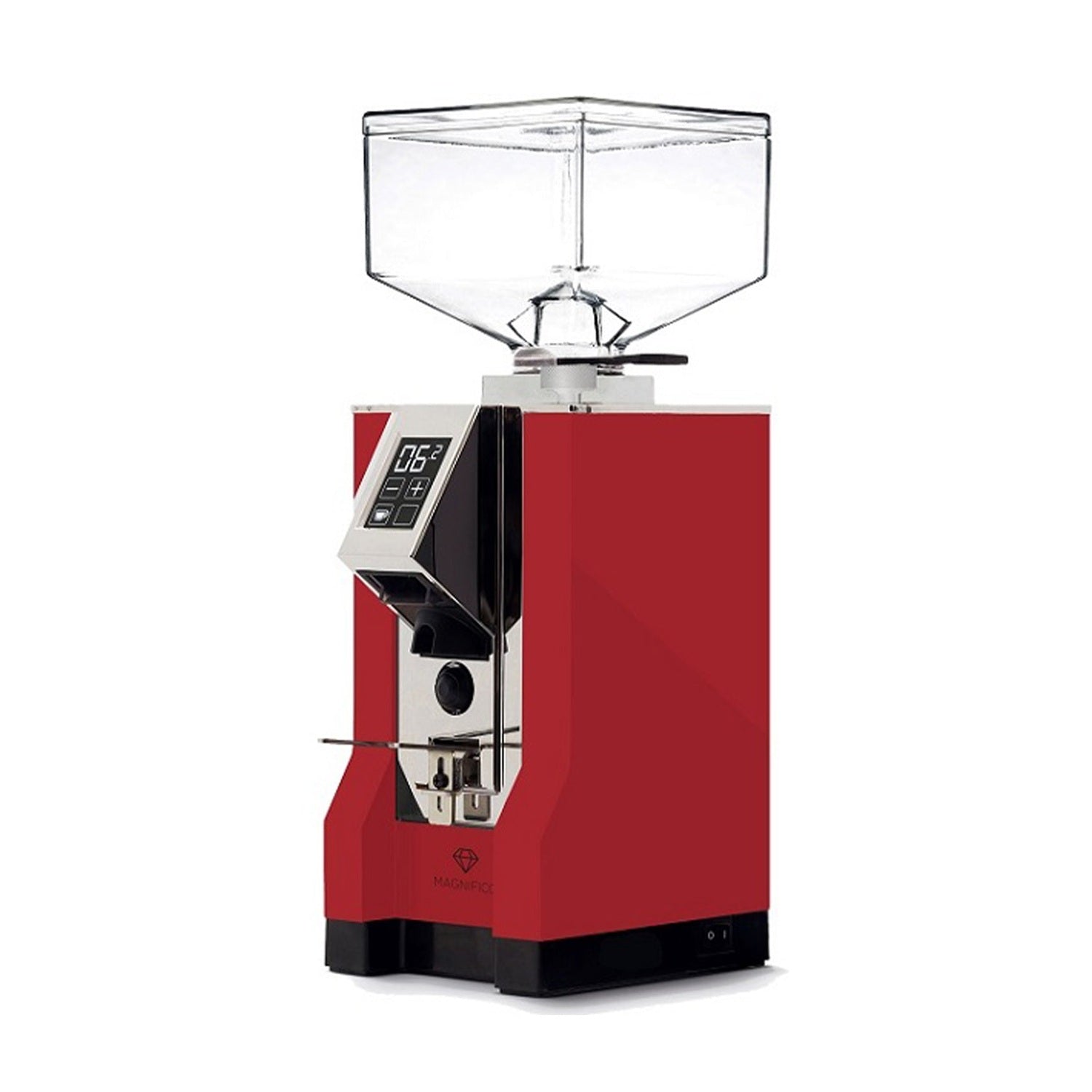 Eureka Mignon Magnifico 55 Coffee Grinder, Red