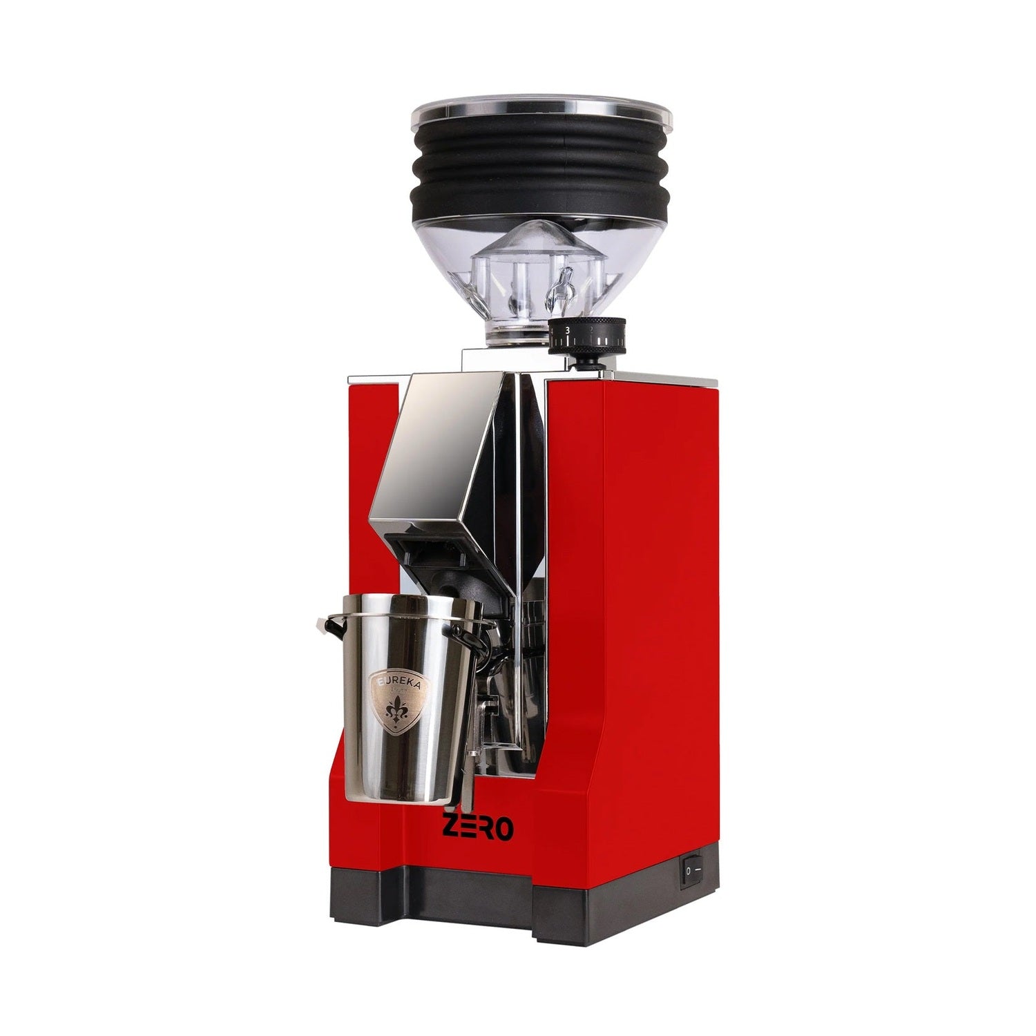 Eureka Mignon Zero 55 Coffee Grinder, Red