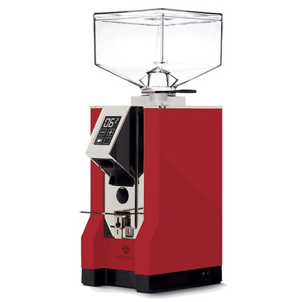 Eureka Mignon Magnifico 55 Coffee Grinder, Red