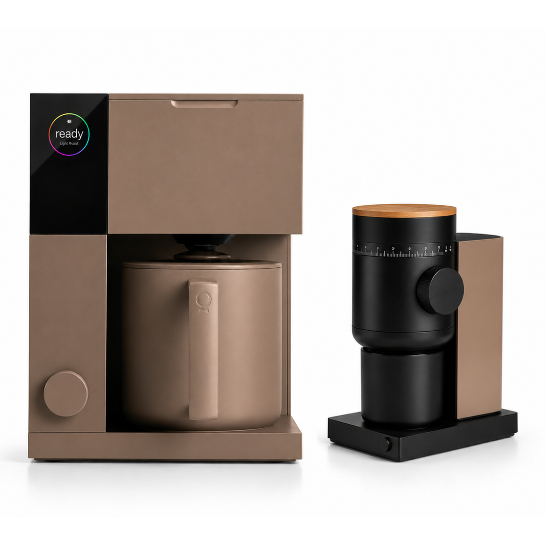 Fellow Aiden and Opus 2 Grinder, Malted Chocolate