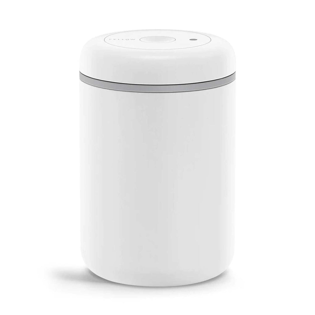 Fellow Atmos Cannister Coffee Canister, Matte White 1.2L 450g
