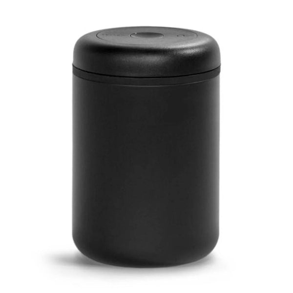 Fellow Atmos Cannister Coffee Canister, Matte Black 1.2L 450g