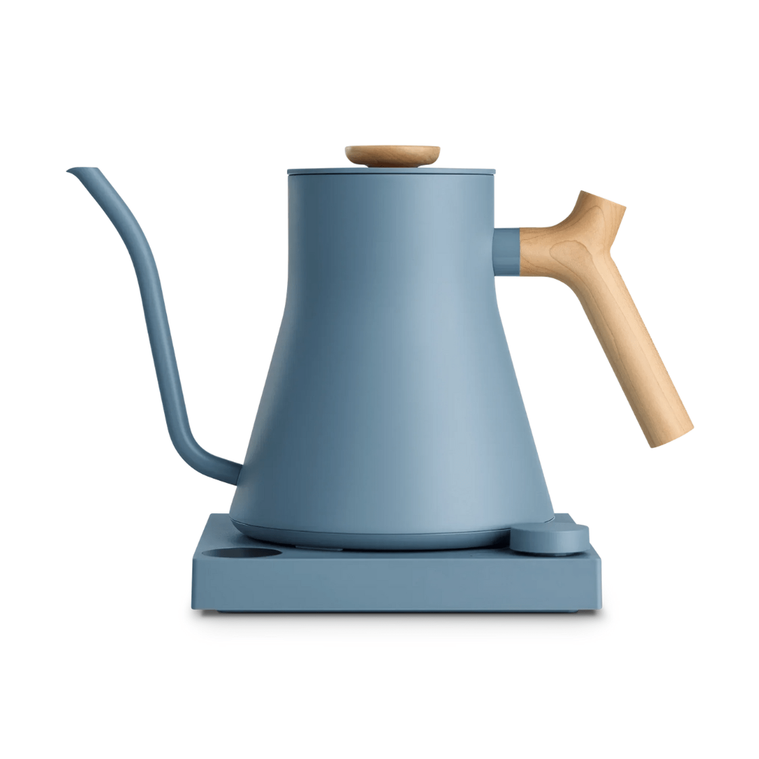 Fellow EKG Pro Pour Over Kettle, Hazy Blue With Maple Handle