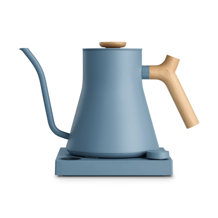 Fellow EKG Pro Pour Over Kettle, Hazy Blue With Maple Handle