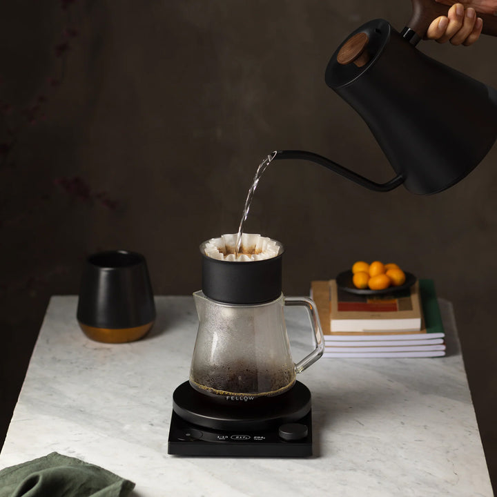Fellow EKG Pro Pour Over Kettle, Matte Black &amp; Walnut