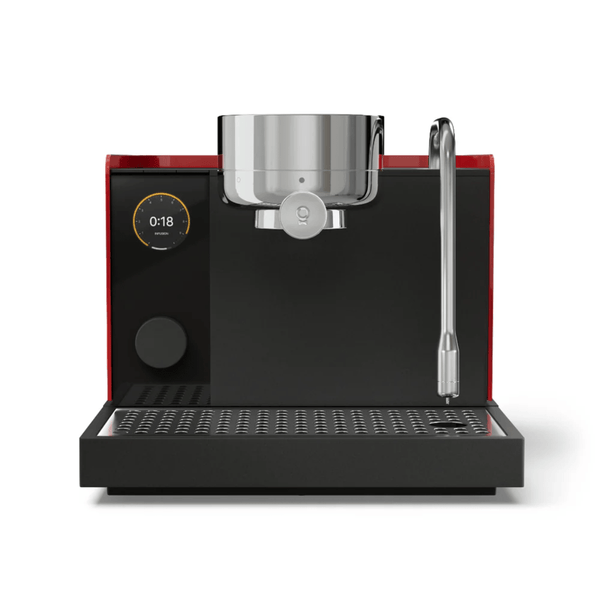 Fellow Series 1 Espresso Machine, Cherry Red Walnut