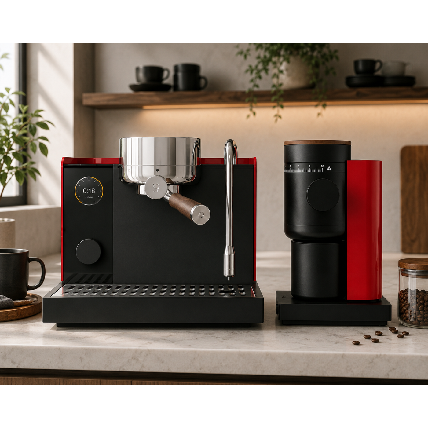 Fellow Series 1 & Opus 2 Grinder Red