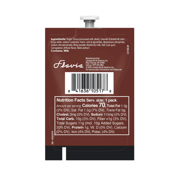 Flavia Cocoa Bliss Hot Chocolate Professional Freshpacks 18 Count or 72 Case