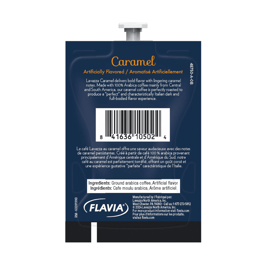 Flavia Lavazza Caramel Flavoured Coffee Professional Freshpacks 19 Count or 76 Case