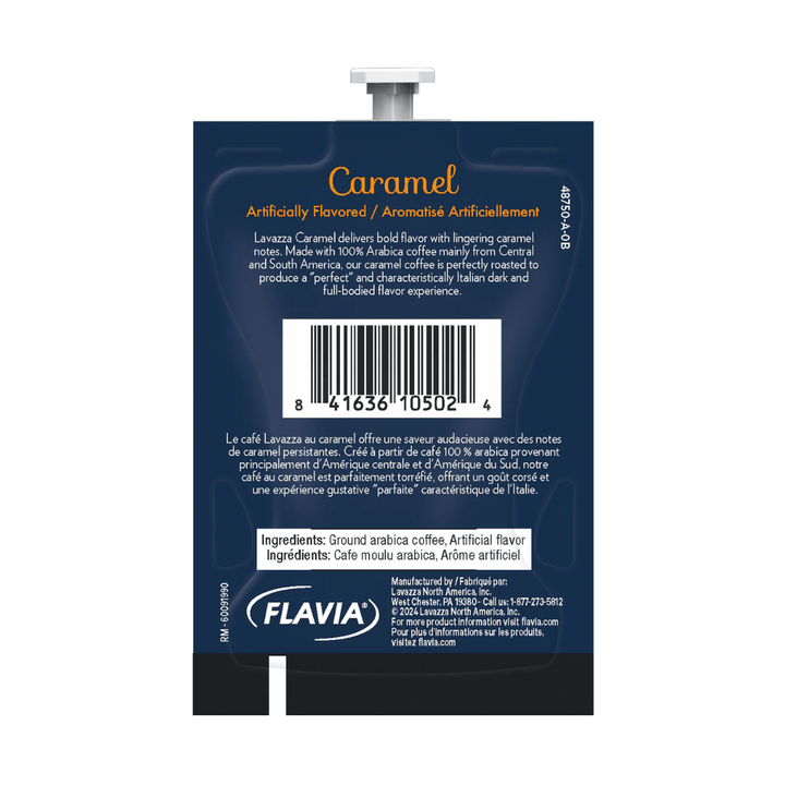 Flavia Lavazza Caramel Flavoured Coffee Professional Freshpacks 19 Count or 76 Case