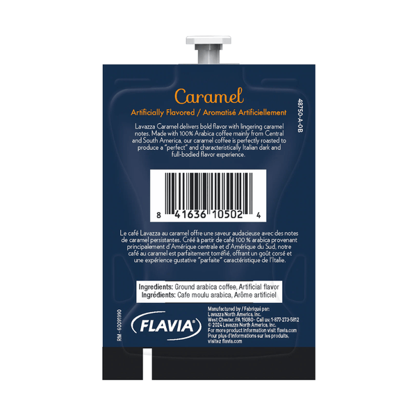 Flavia Lavazza Caramel Flavoured Coffee Professional Freshpacks 19 Count or 76 Case