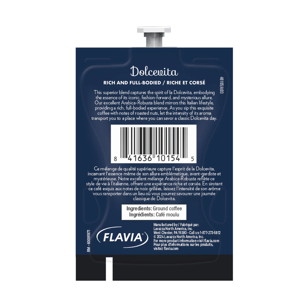 Flavia Lavazza Dolcevita Classico Professional Freshpacks 19 Count or 76 Case