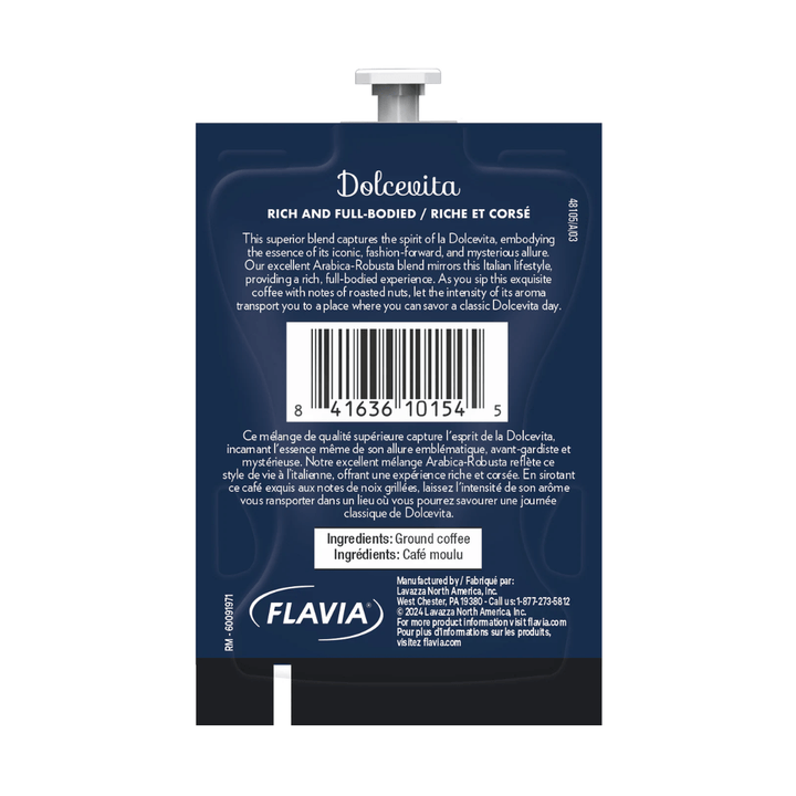 Flavia Lavazza Dolcevita Classico Professional Freshpacks 19 Count or 76 Case