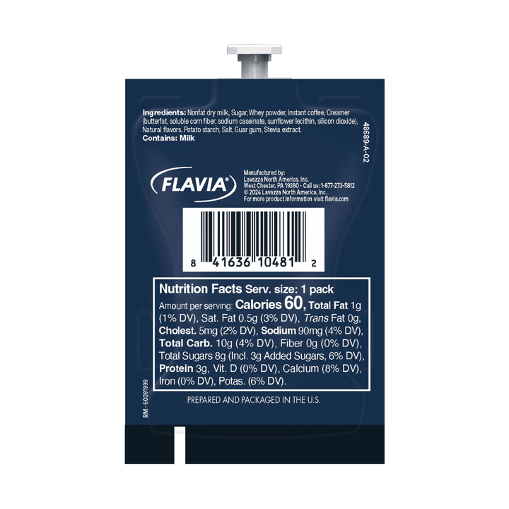 Flavia Lavazza Vanilla Latte Professional Freshpacks 19 Count or 76 Case