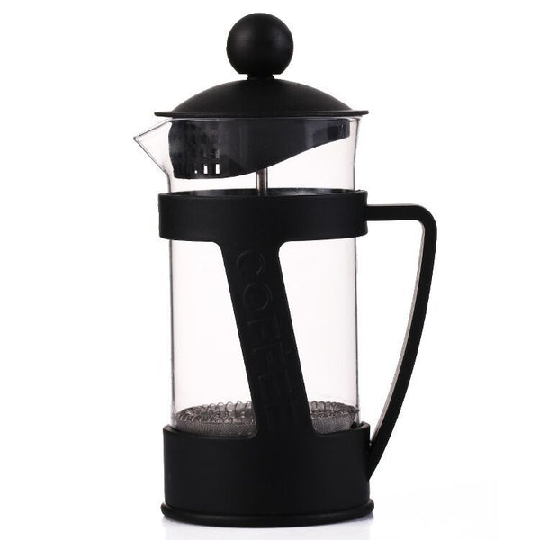 I.XXI Cafetière à piston en verre 800 ml, noire