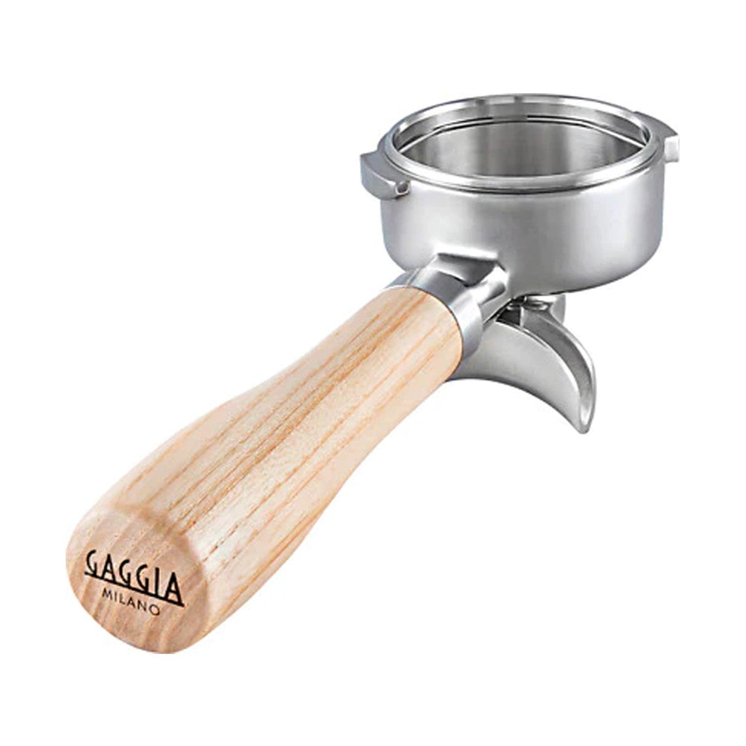 Gaggia 58mm Dual Spout Portafilter, Ashwood