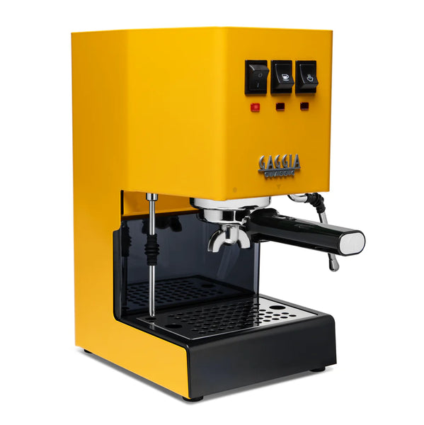 Gaggia Classic Pro E24 Espresso Machine, Sunshine Yellow – ECS Coffee