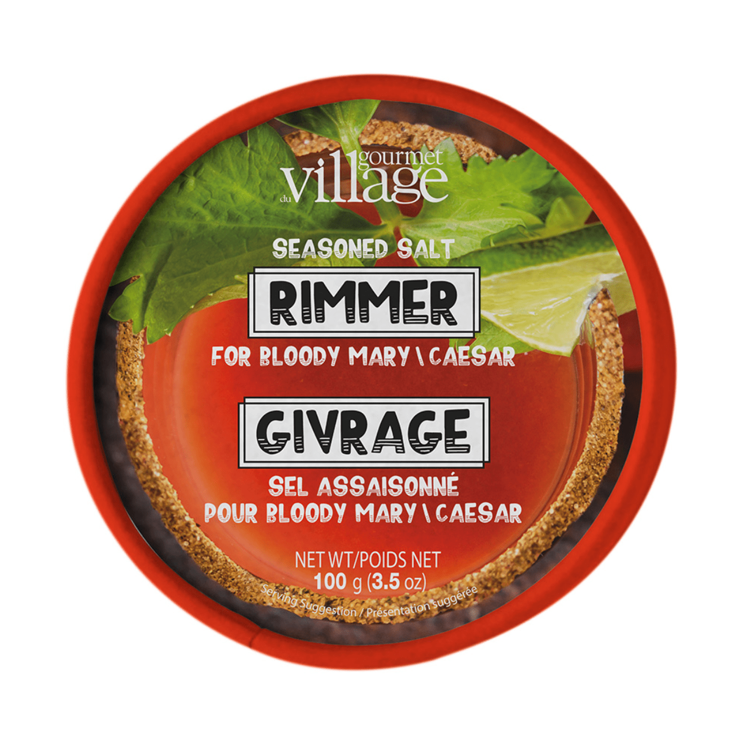 Gourmet Du Village Rimmer Seasoned Salt for Bloody Mary / Caesar