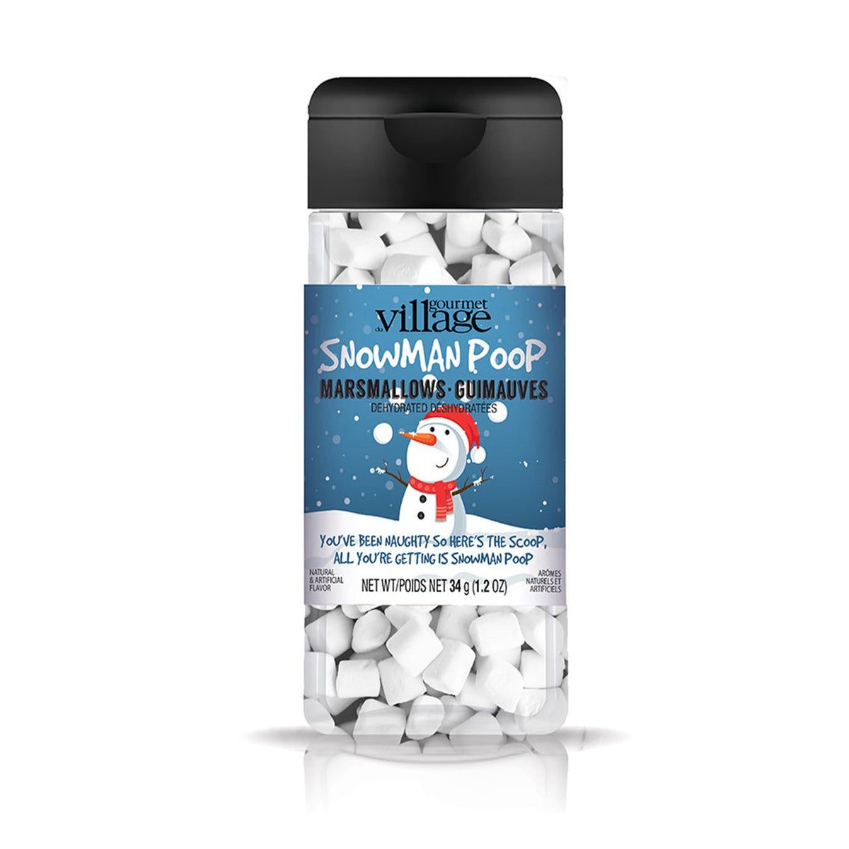Gourmet du Village Mini Snowman Marshmallows Topping