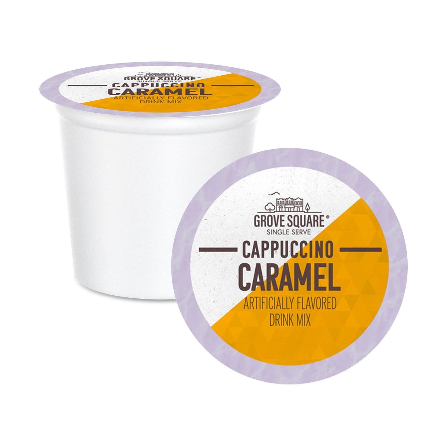 Grove Square Caramel Single Serve Cappuccino 24 Pack