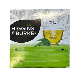 Higgins & Burke Forest Valley Green Filterbag Tea 100 Pack