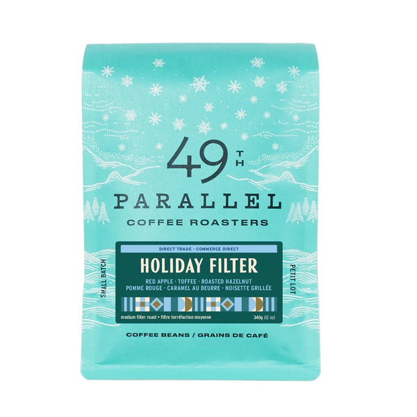 49th Parallel Holiday Filter Whole Bean Coffee, 340 g
