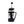 I.XXI 350ml Glass French Press, Black