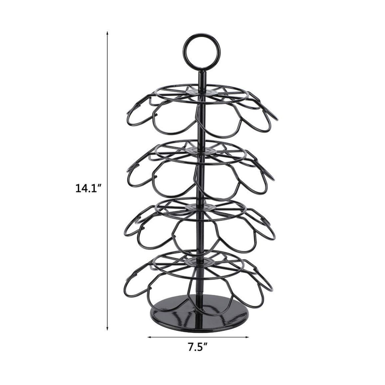 I.XXI 36 Count Keurig® Compatible Coffee Pod Carousel, Black
