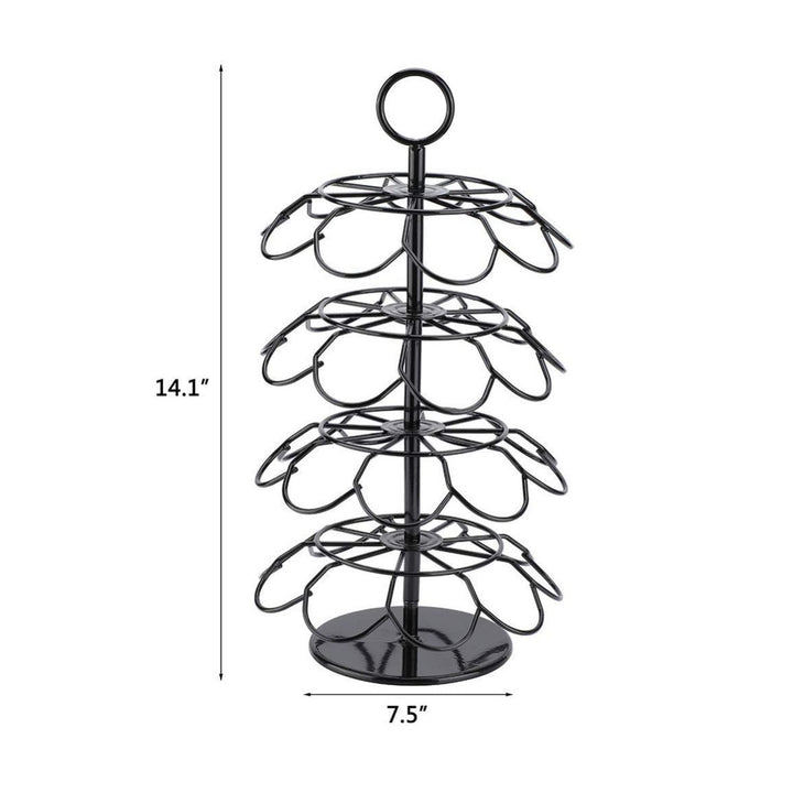 I.XXI 36 Count Keurig® Compatible Coffee Pod Carousel, Black