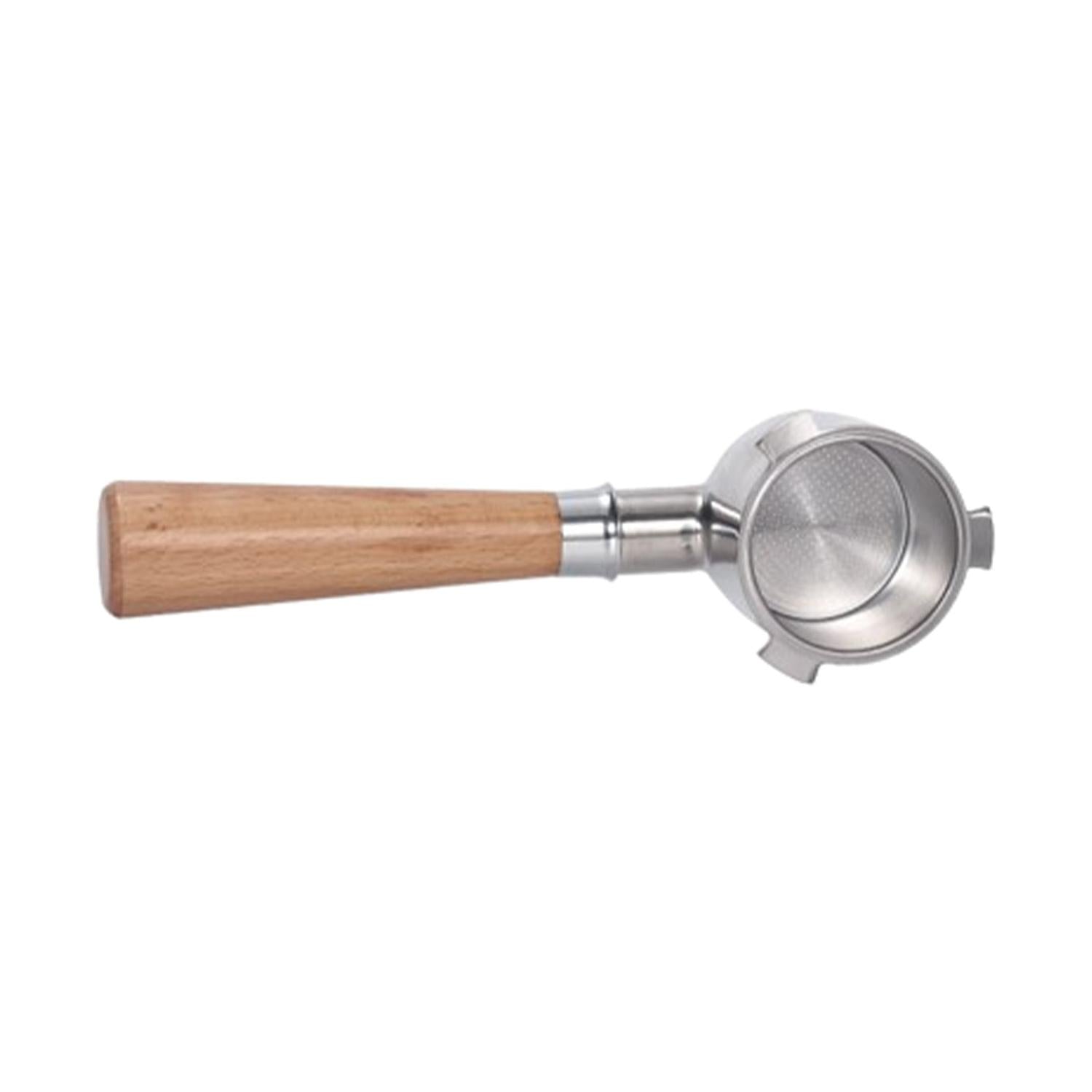 I.XXI 51mm DeLonghi Compatible Bottomless Portafilter, Beechwood