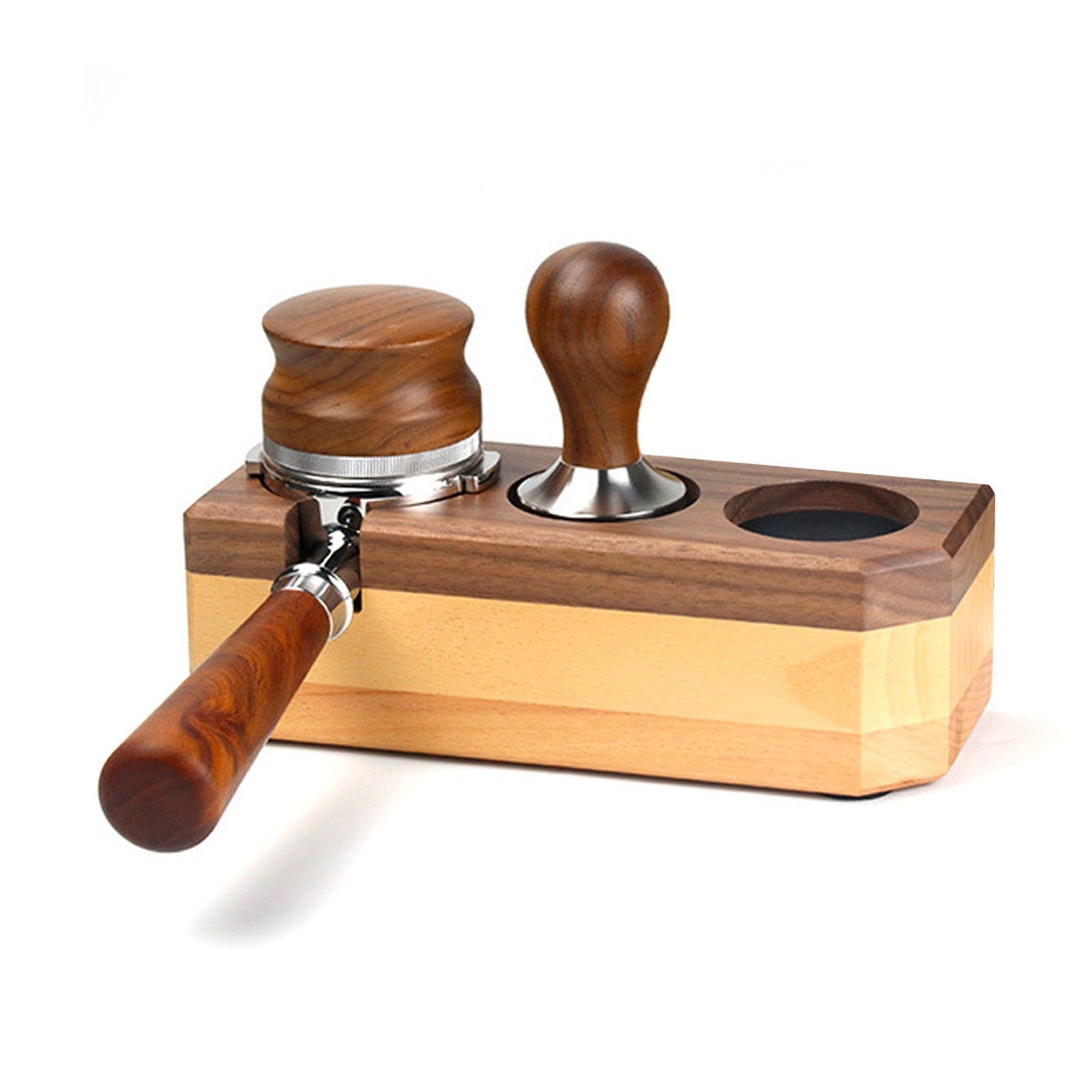I.XXI 54mm & 58mm Accessory Station, Walnut & Beech Wood