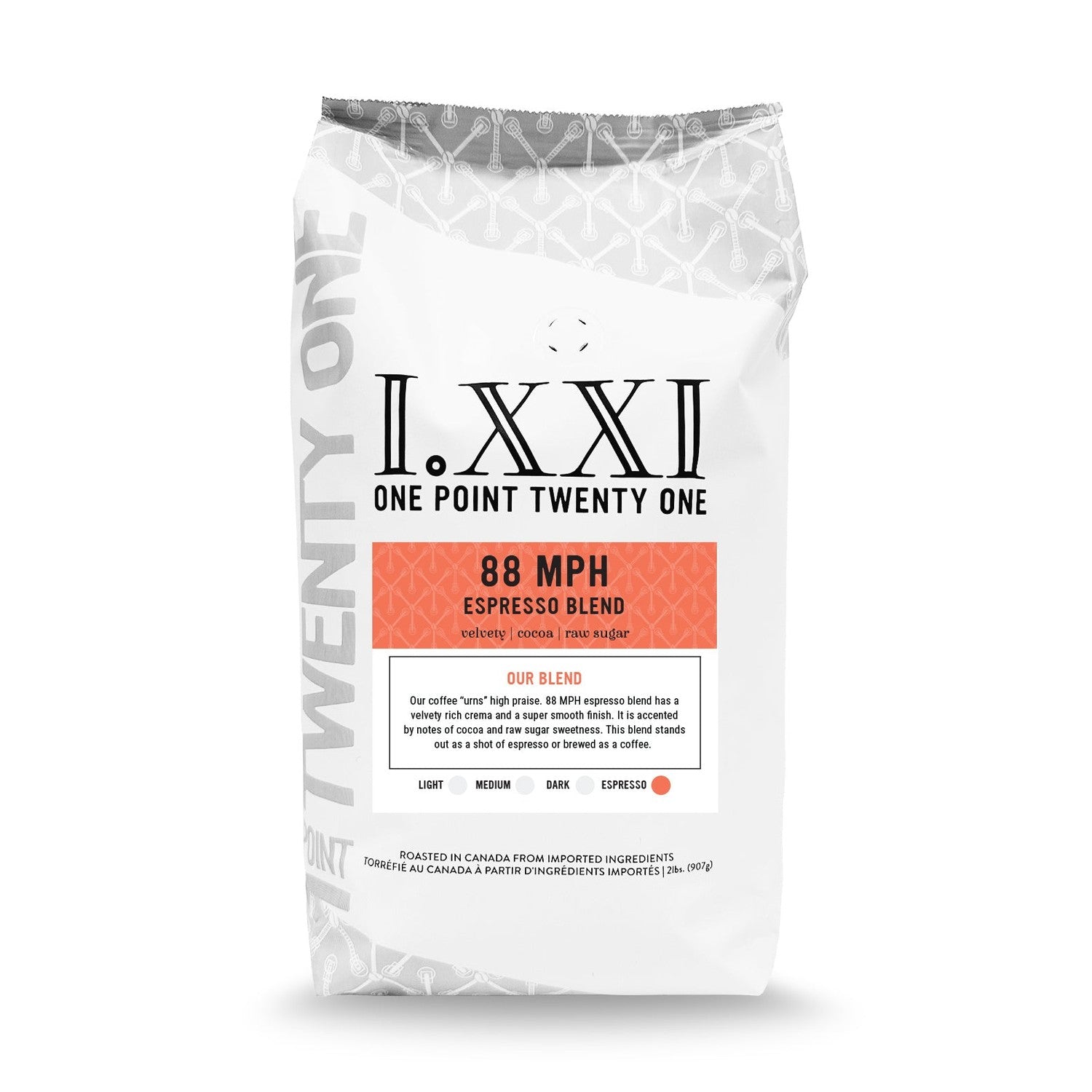 I.XXI 88 MPH Espresso Blend Whole Bean Coffee, 2 lb