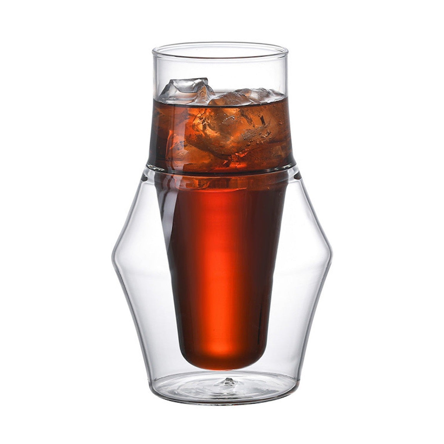 I.XXI Art of Coffee Fluted Pyramid Glass, 260ml