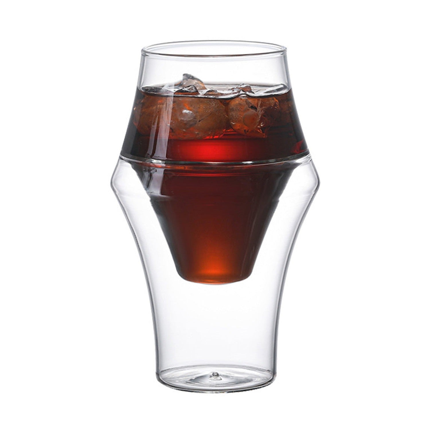 I.XXI Art of Coffee Fluted Pyramid Glass, 320ml