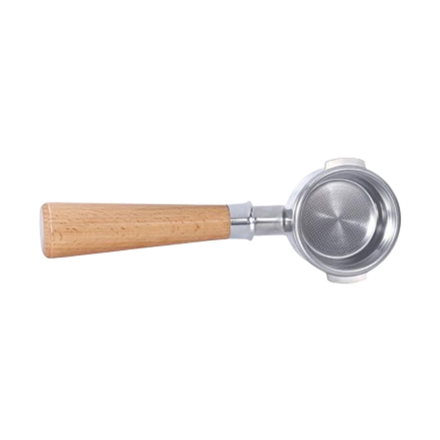 I.XXI Breville Compatible 58mm Bottomless Portafilter, Beechwood